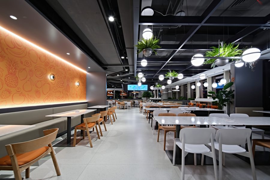 杭州望朝极氪总部办公室项目 餐厅