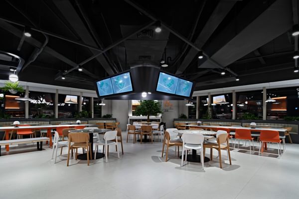 杭州望朝极氪总部办公室项目 餐厅4