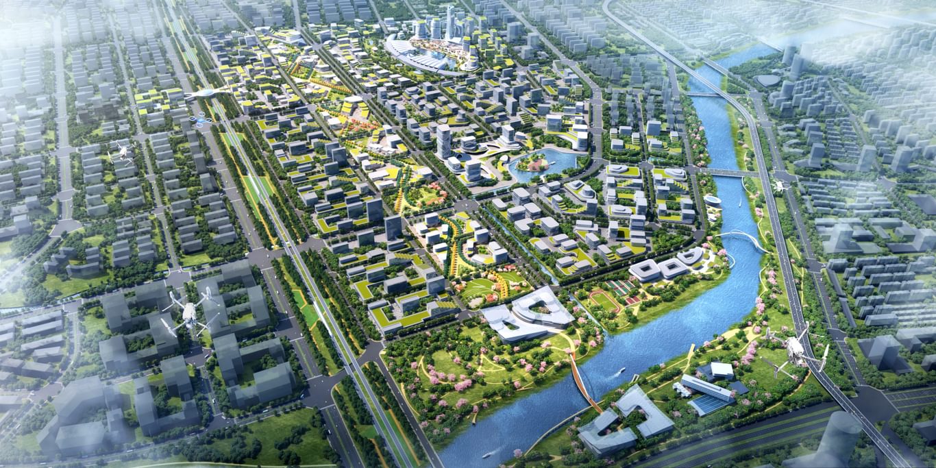 Baisha River One River Two Banks International Development In Qingdao By Chapman Taylor 4