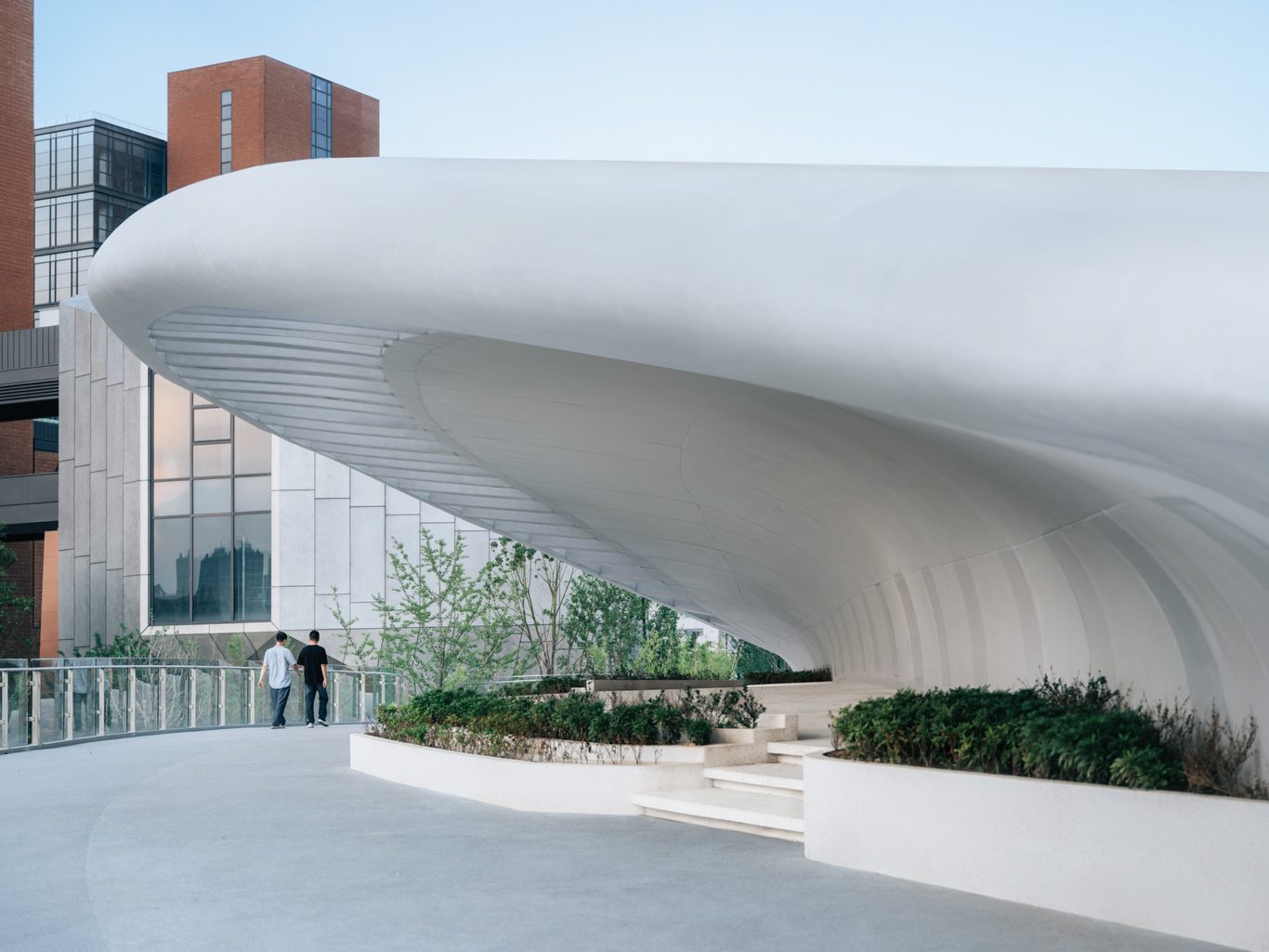 Chapman Taylor designed Cloud Bridge in Shanghais Jinwan District 13