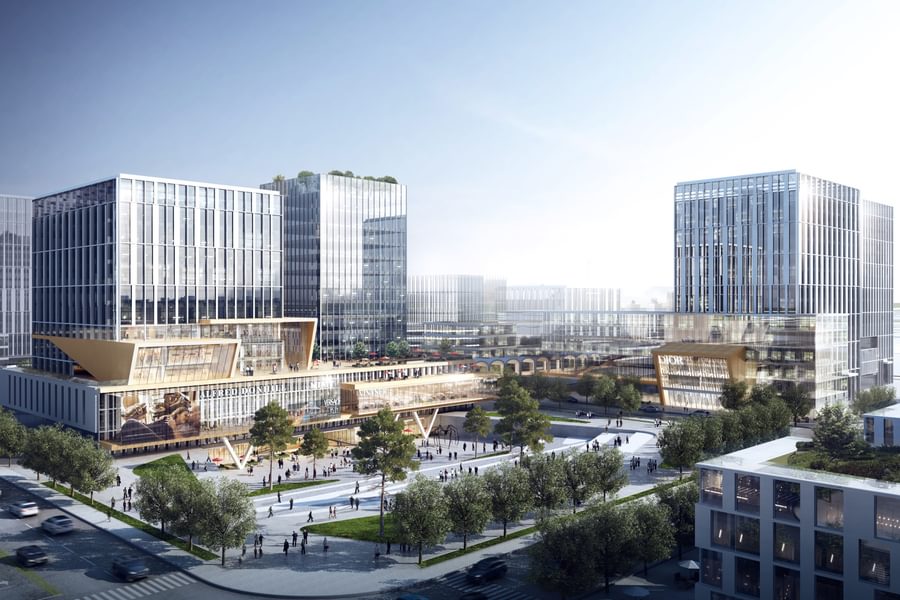 Daxing New Town By Chapman Taylor 202003001 黄昏透视02 Tq Tjq