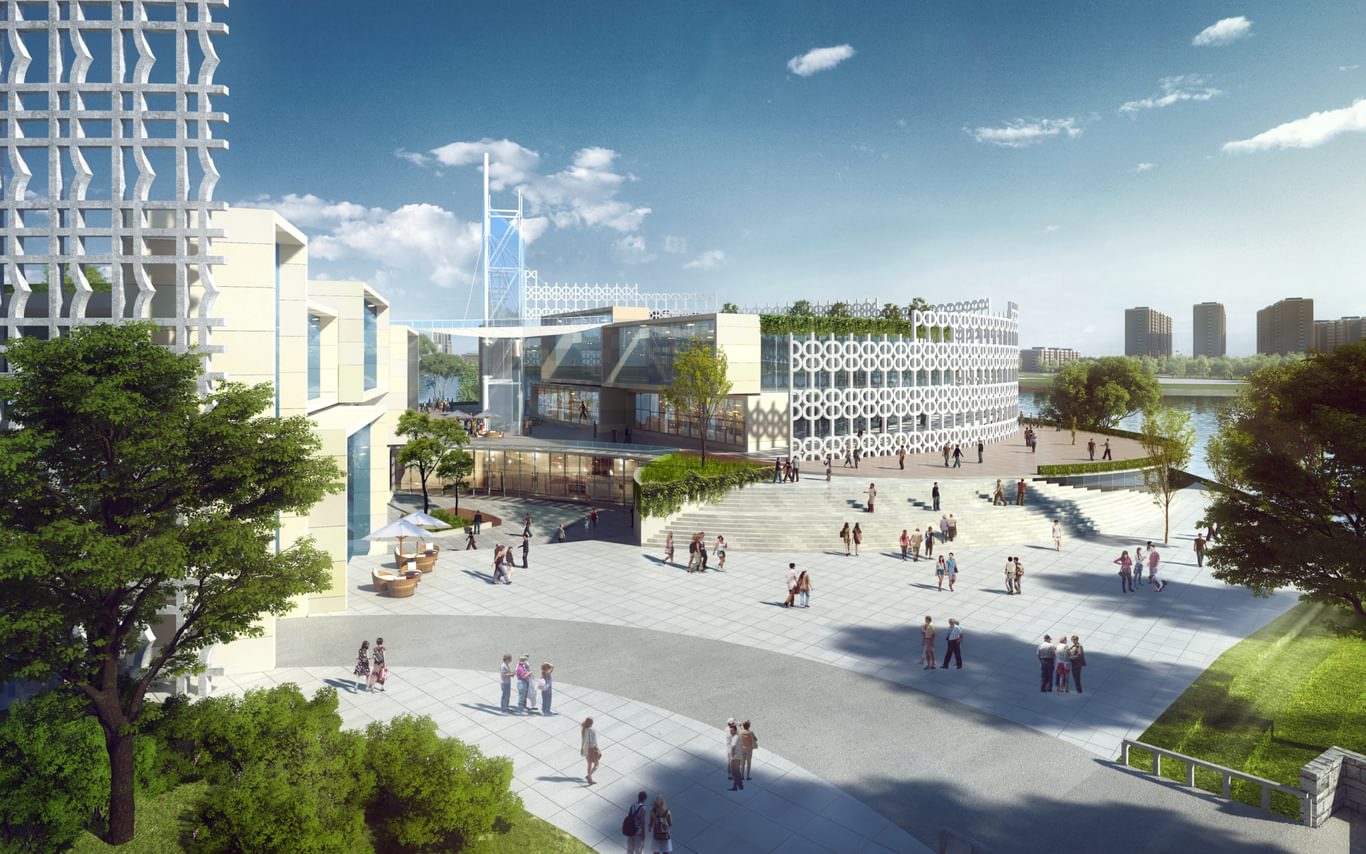 Kaifeng Island Exhibition Centre By Chapman Taylor 3