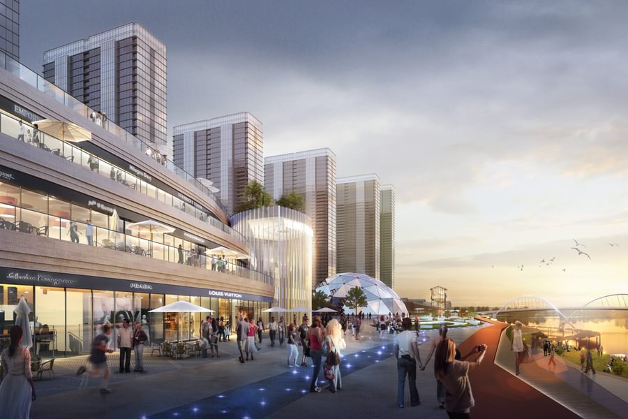 Vanke Yichang Sh1804 100 商业 查普门泰勒 万科宜昌项目 一组 C01 Ts Sch Sch